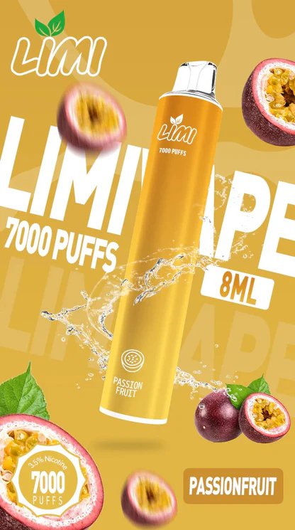 【LIMI】7000口拋棄式電子煙 吸氣即亮LED燈條 8ml 650mAh可充電 3.5%尼古丁鹽 冰感水果系列 現貨秒發:圖片 5