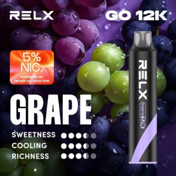 RELX Smash Go 12K 12000口拋棄式 15ml澎湃容量不乾燒 5%滿足感十足 400mAh穩壓續航 Type-C快充 CP值制霸全台 現貨秒發