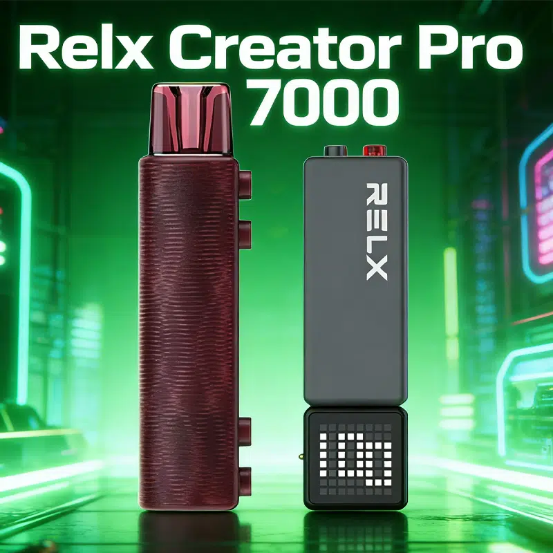 【RELX 悅刻】Creator積木 7000口拋棄式電子煙套裝 含主機 6ml儲油倉 3%丁鹽 綿密口感 台灣現貨秒發:圖片 10